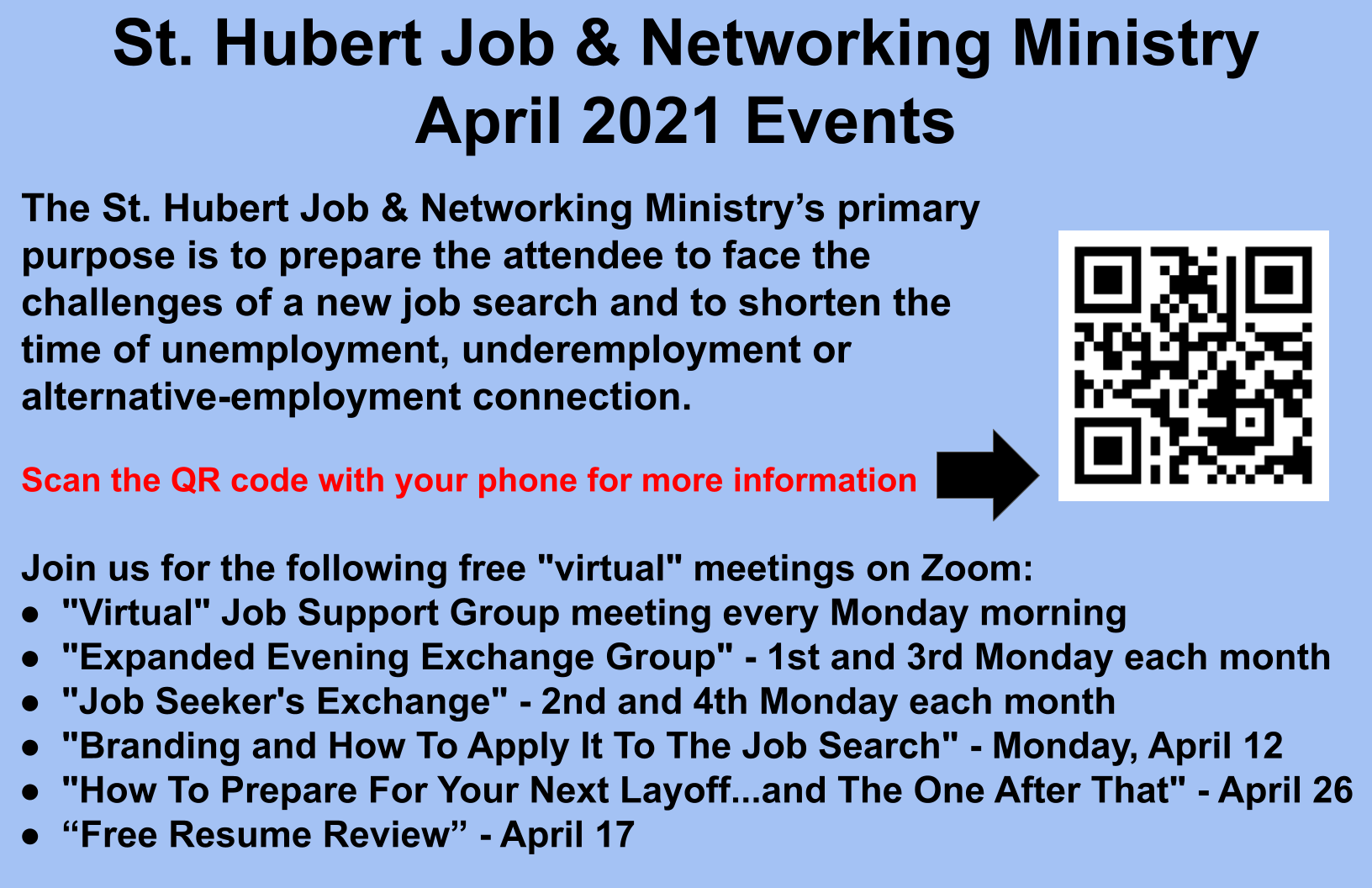 st-hubert-job-networking-ministry-april-2021-events-barrington-library-advertisement