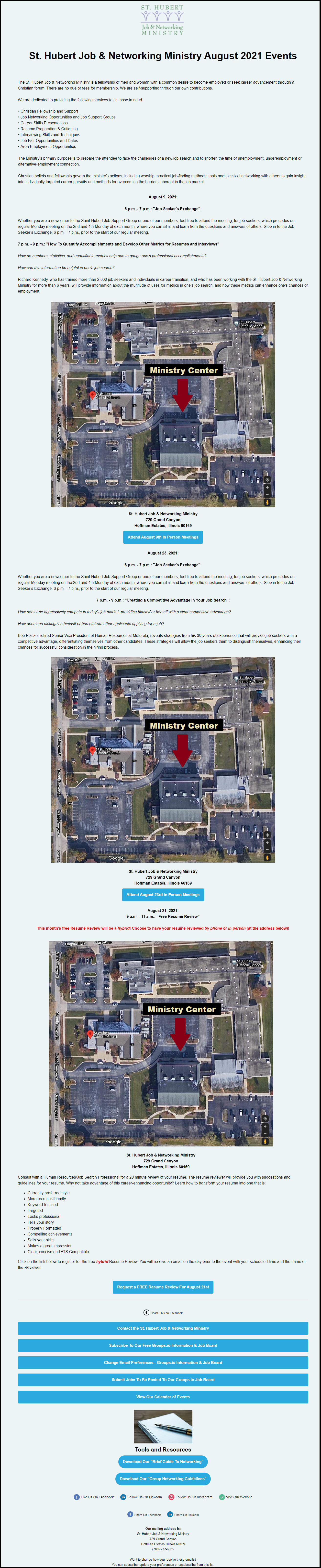 st-hubert-job-networking-ministry-august-2021-events-landing-page