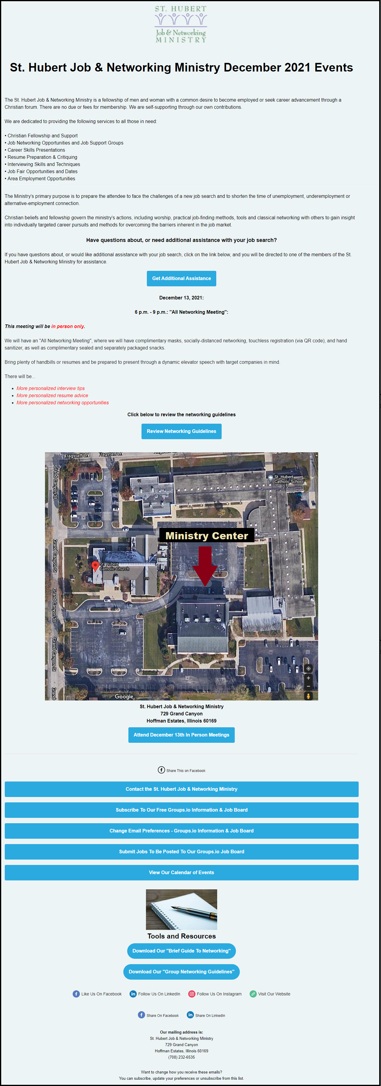 st-hubert-job-networking-ministry-december-2021-events-landing-page