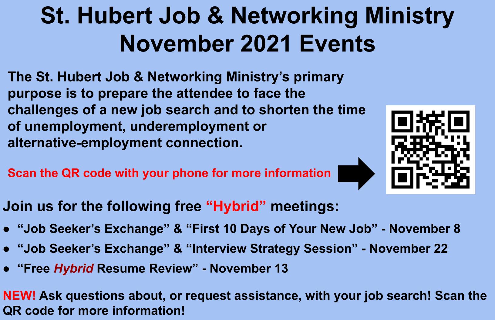 St. Hubert Advertisement - Barrington Public Library - November 2021