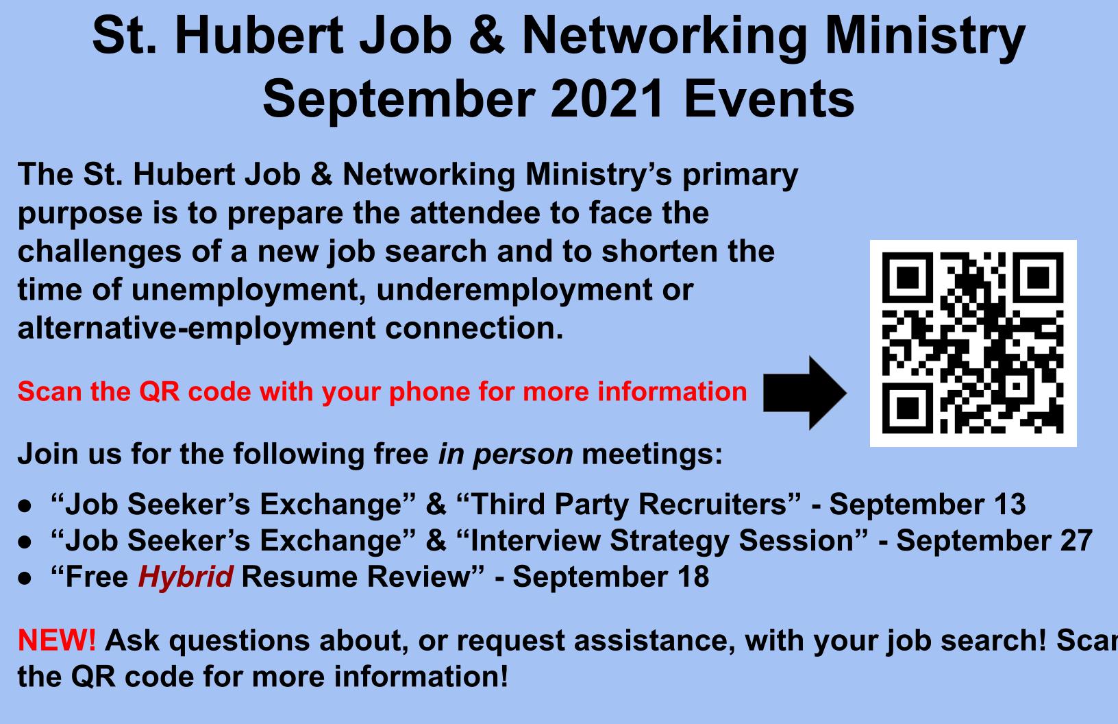 St. Hubert Advertisement - Barrington Public Library - September 2021